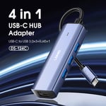محول USB LDNIO DS-124C USB-C 3.0 مع USB-A و RJ45 Ethernet thumbnail 3