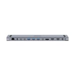 محول UNITEK UHB15 USB-C تريبل 4K KVM دوكينج ستيشن 100W PD thumbnail 6