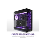 كيس NZXT H6 Flow RGB Compact Dual-Chamber برج متوسط Mini-ITX أسود thumbnail 3