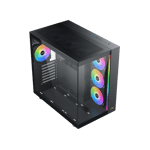 XIGMATEK Aqua Ultra Air Mid-Tower ATX Case Black Tempered Glass thumbnail 4