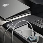 شاحن Anker 335 67W للسيارة 2× USB-C + 1× USB-A أسود thumbnail 4