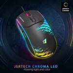 ماوس Jertech Shooter XP14 3600 DPI USB RGB أسود thumbnail 3