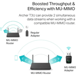 محول USB TP-Link Archer T3U Plus AC1300 USB-A thumbnail 2