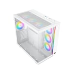 XIGMATEK Aqua Ultra Air Mid-Tower ATX Case White Tempered Glass thumbnail 8