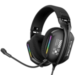 Onikuma X12 Gaming Headset Wired RGB Black thumbnail 4