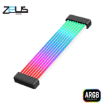 كيبل Zeus ZX-Series ARGB تمديد أسود thumbnail 1