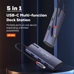 LDNIO DS-15U 5-Port USB 3.0 100W PD USB Hub Gray thumbnail 6