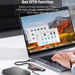 محول USB LDNIO DS-34U 4 في 1 USB-C بـ 1xUSB 3.0 و 3xUSB 2.0 بسرعة 5Gbps thumbnail 10
