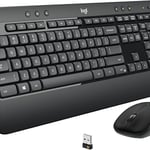 كيبورد Logitech MK540 Full-Size لاسلكي أسود thumbnail 7