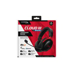 HyperX Cloud III S Wireless Gaming Headset - Black & Red thumbnail 7