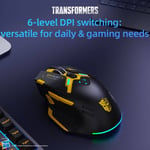 ماوس Transformers TF-GM01 1600 DPI Dual-Mode RGB أسود thumbnail 3