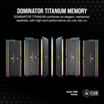 Corsair DOMINATOR TITANIUM RGB 48GB (2x24GB) DDR5 7200MHz CL36 thumbnail 5