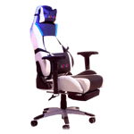 Playstation Gaming Chair White, Black and Blue thumbnail 3