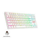 Redragon Anubis K539 80% Mechanical Keyboard Wireless RGB White thumbnail 2