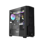 DarkFlash DF2100 Mid-Tower ATX Case Black Tempered Glass thumbnail 5