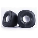 Kisonli V350 Mini Speakers Black USB Wired thumbnail 4