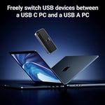 محول Ugreen 25098 2-in 4-out USB 3.0 USB-C أسود thumbnail 4