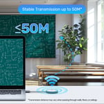 محول UNITEK Wireless HDMI Transmitter & Receiver Kit 1080p/60Hz thumbnail 6