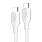 كيبل VegGieg USB-C إلى USB-C 1.2m أبيض thumbnail 1