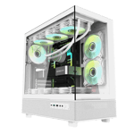 DarkFlash DPX90 Mid-Tower ATX Case White Tempered Glass thumbnail 5