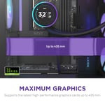 كيس NZXT H9 Flow Mid-Tower ATX أسود RGB thumbnail 7