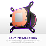 مبرد NZXT Kraken Core 360mm AIO سائل أسود thumbnail 5