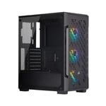 كيس Corsair iCUE 220T RGB Airflow Mid-Tower ATX أسود زجاج مقوى thumbnail 1
