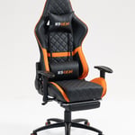 قيمنق تشير BETA RACING Black PVC Molded Foam 4D Armrest Butterfly Mechanism thumbnail 6