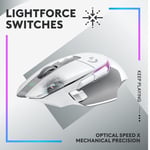 ماوس Logitech G502 X Plus 25600 DPI Lightspeed Wireless RGB أبيض thumbnail 5