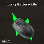 Promate EZGrip Wireless Mouse 1600 DPI Ergonomic Ambidextrous thumbnail 3