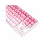 Redragon CASS K645W Mechanical Gaming Keyboard Wired RGB Pink Brown Switch thumbnail 3