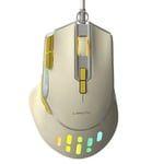 Langtu G3 Wired Mouse 8200 DPI Milk White thumbnail 5