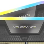 CORSAIR VENGEANCE RGB DDR5 32GB (2x16GB) 6000MHz CL38 Memory Kit - Black thumbnail 2