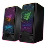 سبيكر Jertech SBT-11 2.0 قناة 10W سلكي RGB أسود thumbnail 3