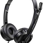 Rapoo H120 Wired Stereo USB Headset Noise-Cancelling Black thumbnail 3