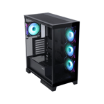 SAMA Neview 2351 Mid-Tower ATX Case Black Tempered Glass thumbnail 7