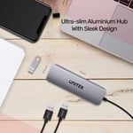 محول USB Unitek H1107A 4-Port USB-C thumbnail 5