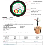 كيبل Atlantic Fiber Optic Cable 1000m 12/24 Core SM G652D thumbnail 2
