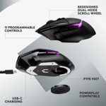 Logitech G502 X PLUS Lightspeed Wireless Optical Mouse Black thumbnail 7