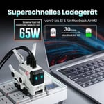شاحن GravaStar Alpha65 65W GaN أبيض thumbnail 4