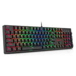 كيبورد Redragon SURARA K582 Full-Size ميكانيكي سلكي RGB thumbnail 1