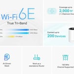 TP-Link Deco XE75 AXE5400 Tri-Band WiFi 6E Mesh Router thumbnail 7