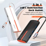 محول USB LDNIO DS-25H 5-Port USB 3.0 مع USB-C إلى HDMI 100W thumbnail 6