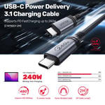كيبل Unitek USB-C إلى USB-C 240W 2m thumbnail 8
