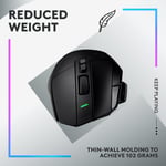 ماوس Logitech G502 X Lightspeed لاسلكي 25600 DPI RGB أسود thumbnail 4
