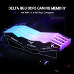 TEAMGROUP T-FORCE DELTA RGB DDR5 32GB (2x16GB) 5600MHz CL36 Desktop Memory Black thumbnail 8