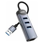 محول USB LDNIO DS-144U 3-Port USB-A إلى RJ45 thumbnail 3