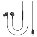 سماعات Samsung EO-IC100 سلكي مع ميكروفون USB-C أسود thumbnail 2
