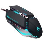 Jeqang JM-560 1600 DPI Wired RGB Gaming Mouse Black thumbnail 3