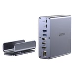 شاحن Unitek DisplayLink محطة توصيل Triple 4K 100W PD رمادي thumbnail 9